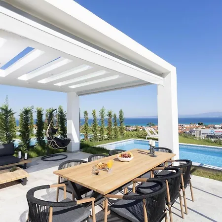 Mare - Private Pool, 4 Bdrms, Sea View, Bbq Villa *