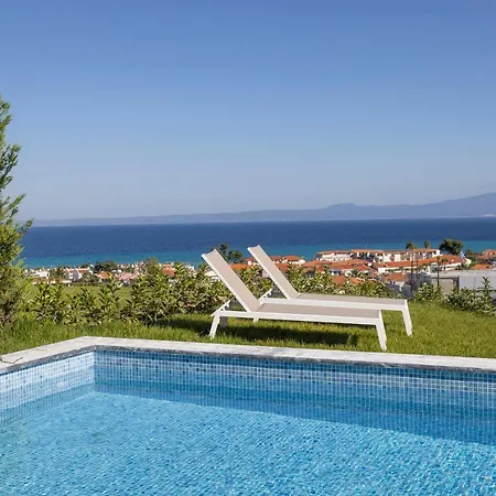 Mare - Private Pool, 4 Bdrms, Sea View, Bbq * Chaniotis