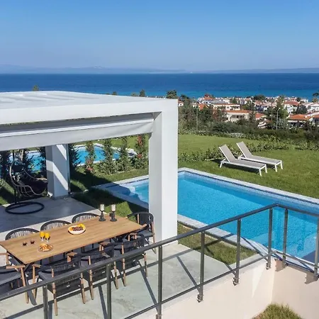 Mare - Private Pool, 4 Bdrms, Sea View, Bbq Villa *